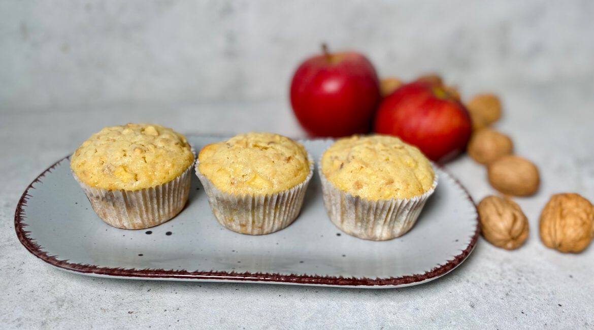 Apfel Nuss Muffins – Jannika ️