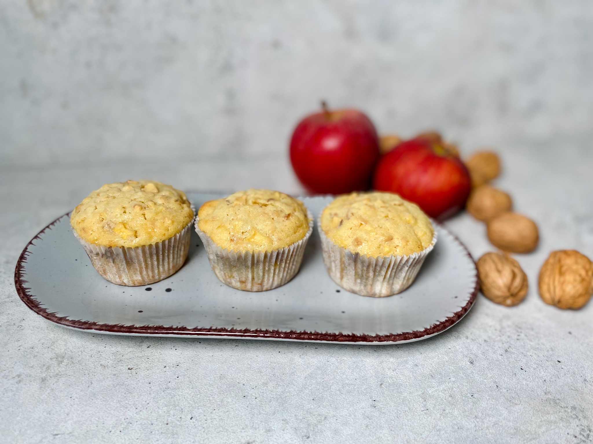 Apfel Nuss Muffins – Jannika ️